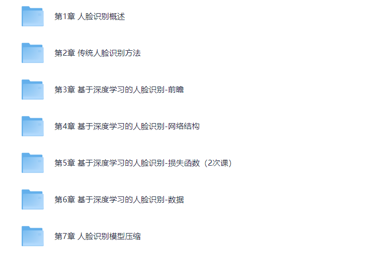 【人脸识别】源码课件完整版